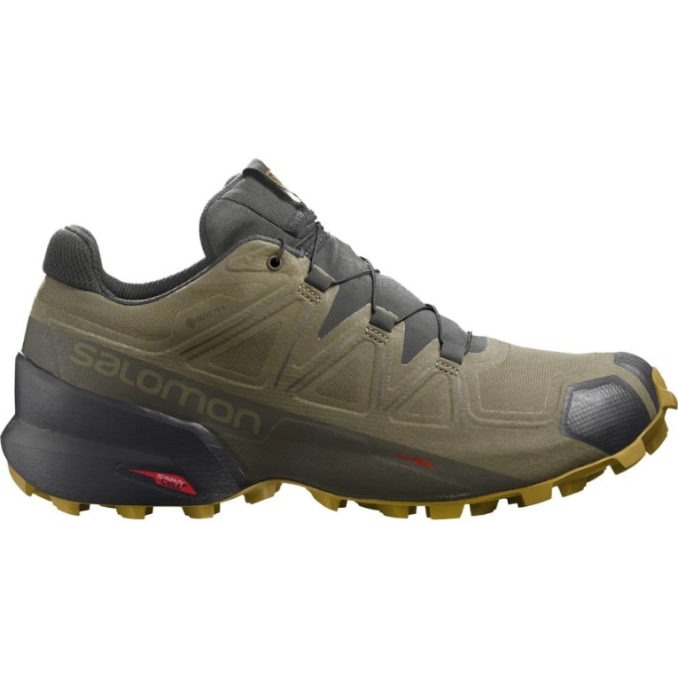 Sapatilhas Trail Running Salomon Speedcross 5 GTX Masculino Verde Oliva | PT N39608